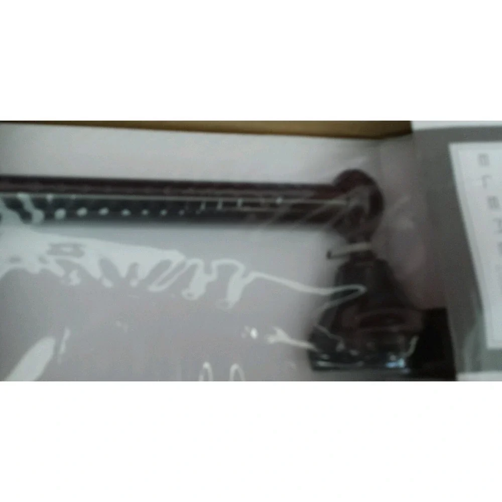 BATHROOM TOWEL BAR 18 INCH oil rubbed bronze Newbury ELEMENTS BHE3-03DBAC-R - Picture 4 of 4